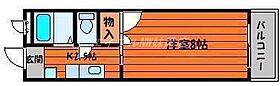 サンパレス怒田  ｜ 岡山県岡山市北区今4丁目（賃貸マンション1K・2階・25.76㎡） その2