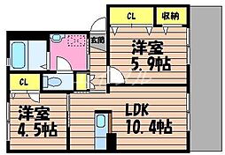パークタウン茶屋町　K
