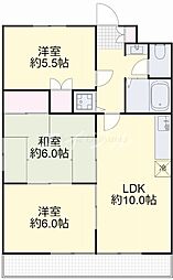 トーコーレジデンス豊成 7階3LDKの間取り