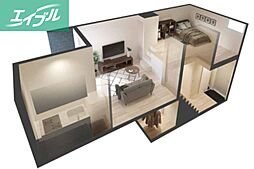 ＡＤＣ倉敷マリブ 1階1Kの室内