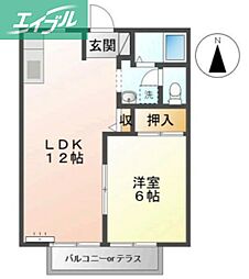 ぼくんちPart2 1LDKの間取図画像