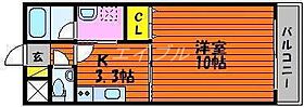 ハートフル泉田  ｜ 岡山県岡山市南区泉田1丁目（賃貸マンション1K・1階・33.05㎡） その2