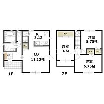 フリースカイ・モモ　I  ｜ 岡山県倉敷市西阿知町新田（賃貸一戸建3LDK・1階・77.00㎡） その2