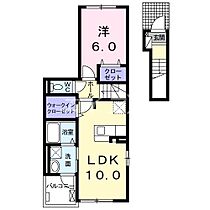 エルフトゥーロＥ  ｜ 岡山県倉敷市四十瀬（賃貸アパート1LDK・2階・44.88㎡） その2