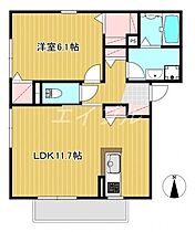 RadicaleI  ｜ 岡山県倉敷市安江（賃貸アパート1LDK・1階・44.24㎡） その2