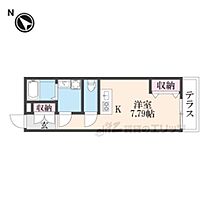 ｃｈｏｕｃｈｏｕＮａｋａｍｉｙａEAST 103 ｜ 大阪府枚方市中宮東之町（賃貸アパート1R・1階・22.23㎡） その2