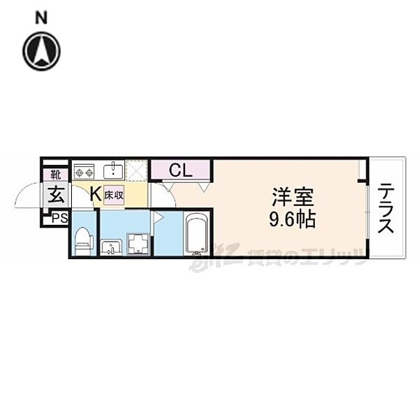 メゾン　リアリII 105｜奈良県香芝市今泉(賃貸アパート1K・1階・28.87㎡)の写真 その2