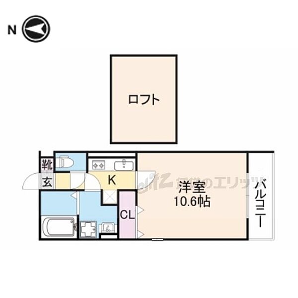 レジデンスナンワ香里園Ｂ棟 307｜大阪府枚方市香里園山之手町(賃貸アパート1K・3階・30.22㎡)の写真 その2