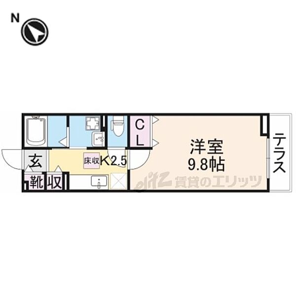 奈良県生駒市辻町(賃貸アパート1K・1階・31.70㎡)の写真 その2