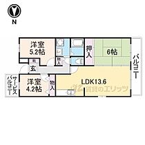 奈良県生駒市東旭ケ丘（賃貸マンション3LDK・3階・65.37㎡） その2