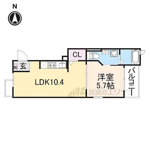 大阪府寝屋川市秦町(賃貸アパート1LDK・2階・35.76㎡)の写真 その1