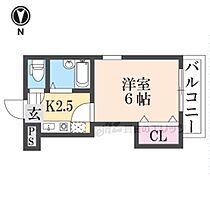 大阪府寝屋川市高宮新町（賃貸マンション1K・6階・19.00㎡） その1