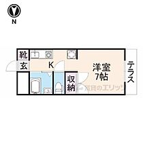 ウィンライフあやめ池 107 ｜ 奈良県奈良市あやめ池北3丁目（賃貸マンション1K・1階・20.00㎡） その2