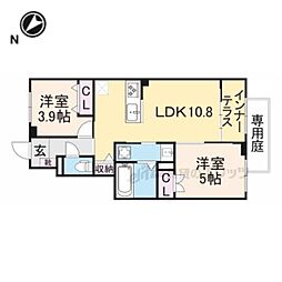 ローザ フェリーチェ 2LDKの間取図画像