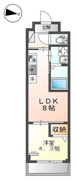 PRESI・MARUTOMO 210｜東京都八王子市石川町(賃貸マンション1LDK・2階・31.35㎡)の写真 その2