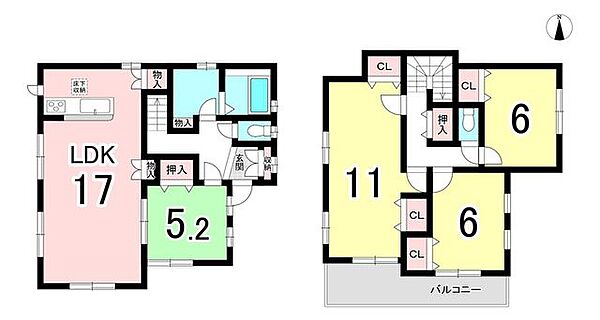 間取りを拡大表示