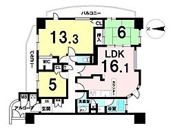 間取図画像 3LDK