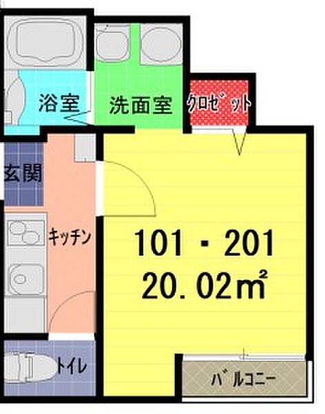 サクセス川越 ｜埼玉県川越市岸町1丁目(賃貸アパート1K・1階・20.02㎡)の写真 その14