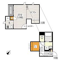 ＣＢ宮原レイル  ｜ 埼玉県さいたま市北区吉野町1丁目（賃貸アパート1K・2階・22.46㎡） その2