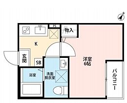 ミュー北戸田  ｜ 埼玉県さいたま市南区辻6丁目（賃貸アパート1K・2階・20.41㎡） その2