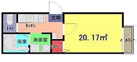 クレールデベル七里  ｜ 埼玉県さいたま市見沼区大字小深作（賃貸アパート1K・1階・20.17㎡） その2