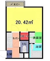 アークシティ霞ヶ関  ｜ 埼玉県川越市大字上戸（賃貸アパート1K・2階・20.42㎡） その2