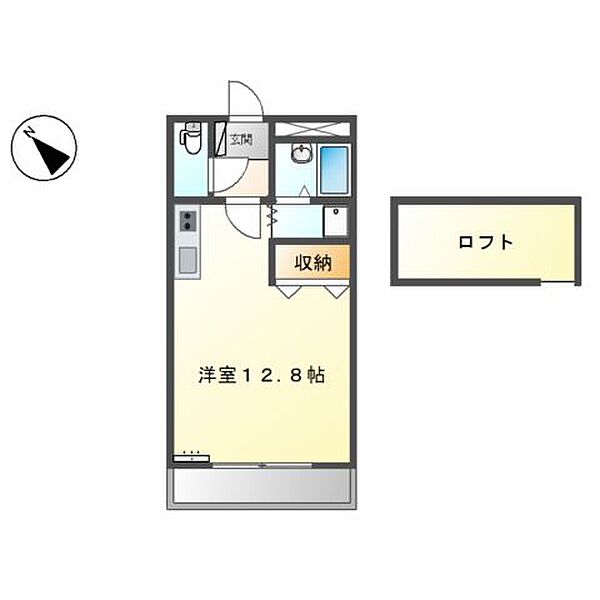 ウルル　21 ｜滋賀県彦根市野瀬町(賃貸アパート1R・2階・29.70㎡)の写真 その4