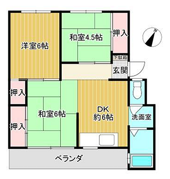 間取りを拡大表示