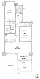 アルス大阪狭山 2SLKの間取図画像