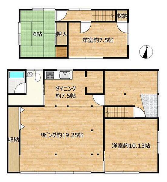 間取りを拡大表示