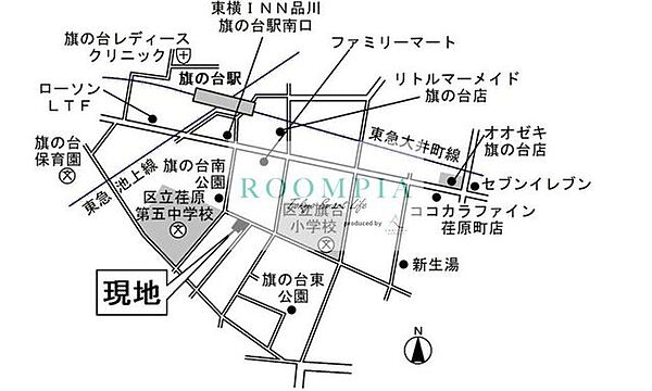 パピエ旗の台 303｜東京都品川区旗の台５丁目(賃貸マンション1LDK・3階・33.92㎡)の写真 その13