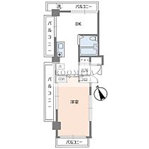 セザール西小山 505 ｜ 東京都品川区小山６丁目8-9（賃貸マンション1DK・5階・22.99㎡） その2