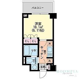 エスティメゾン新中野 1Kの間取図画像