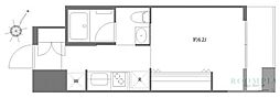 ガーデン板橋氷川町 1Kの間取図画像