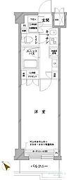 ルーブル中板橋 1Kの間取図画像