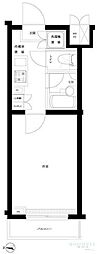ルーブル早稲田六番館 1Kの間取図画像