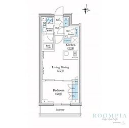 スタイリオ池上SOUTH 1LDKの間取図画像