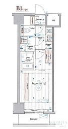 ベルグレードSKDUE 1Kの間取図画像