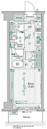 ブライズ高円寺 1Kの間取図画像