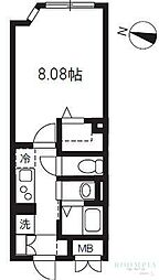 ELFARO中野新井薬師 1Kの間取図画像