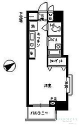 フェニックス早稲田第2 ワンルームの間取図画像