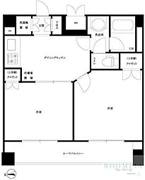 ルーブル高田馬場参番館 2DKの間取図画像