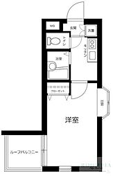 サンテミリオン品川西 1Kの間取図画像