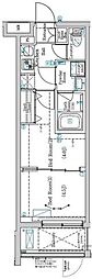 ラフィスタ方南町 2Kの間取図画像