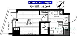 ステージグランデ新桜台 1Kの間取図画像