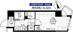 ステージファースト三軒茶屋ASYLCOURT2 1Kの間取図画像