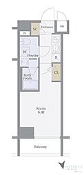 ラ・シード品川南大井 1Kの間取図画像