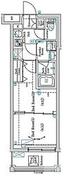 ラフィスタ方南町 2Kの間取図画像