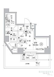 セジョリ東陽町 1Kの間取図画像