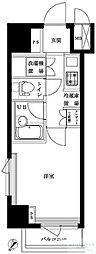 ルーブル豊島千石 1Kの間取図画像